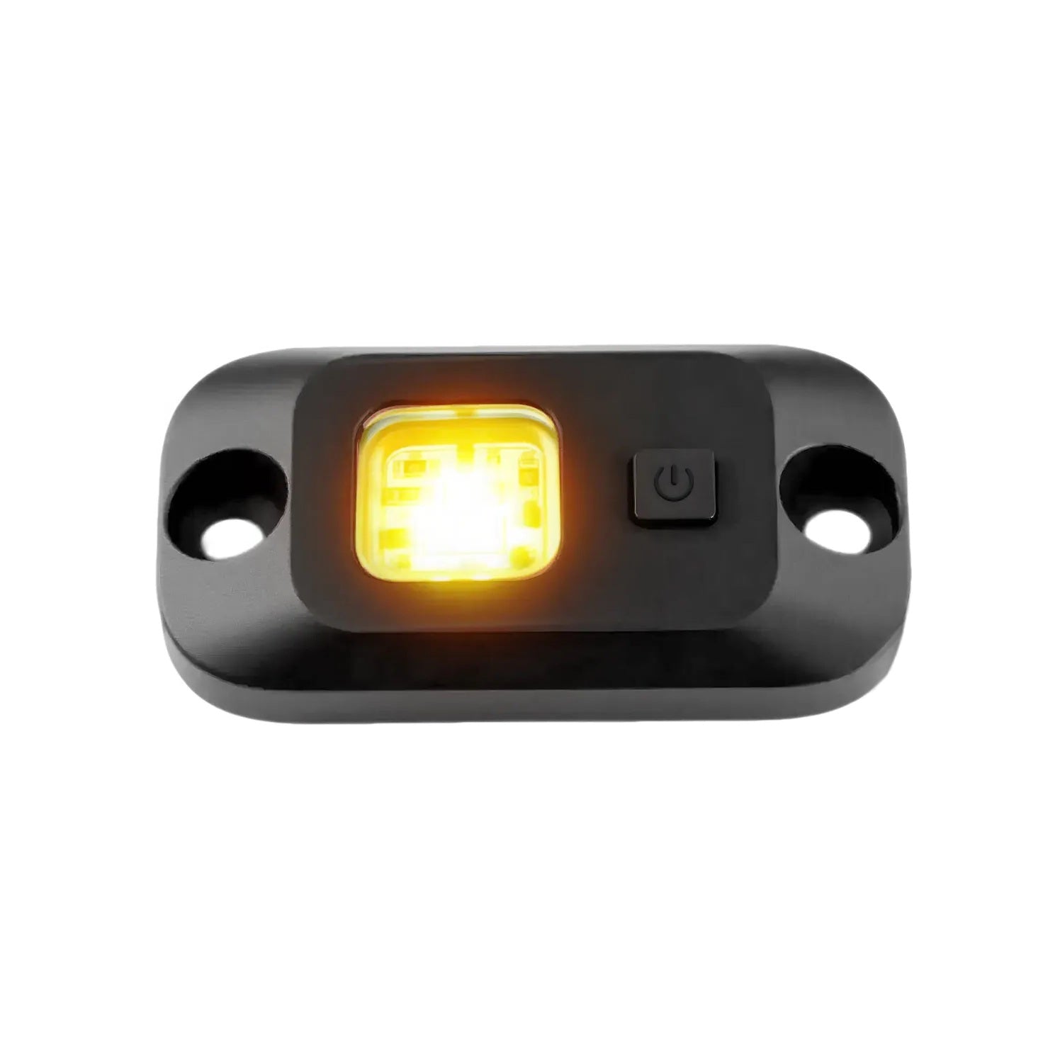 12v LED Dual colour rock light dimmable white / amber with switch
