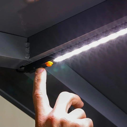 600mm White / Amber LED Strip Dimmable Canopy Light