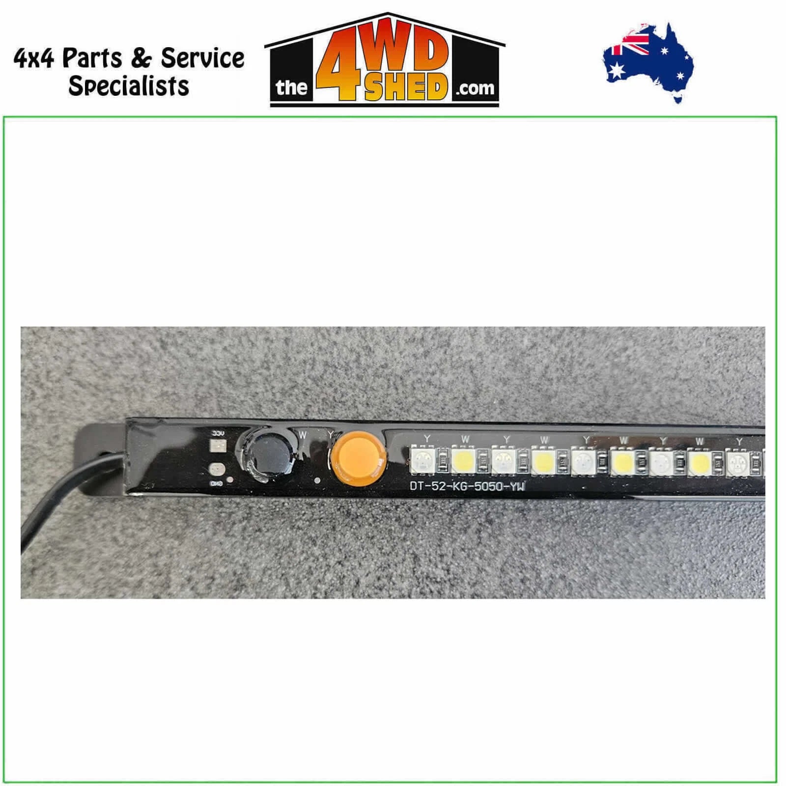 600mm White / Amber LED Strip Dimmable Canopy Light x4 deal