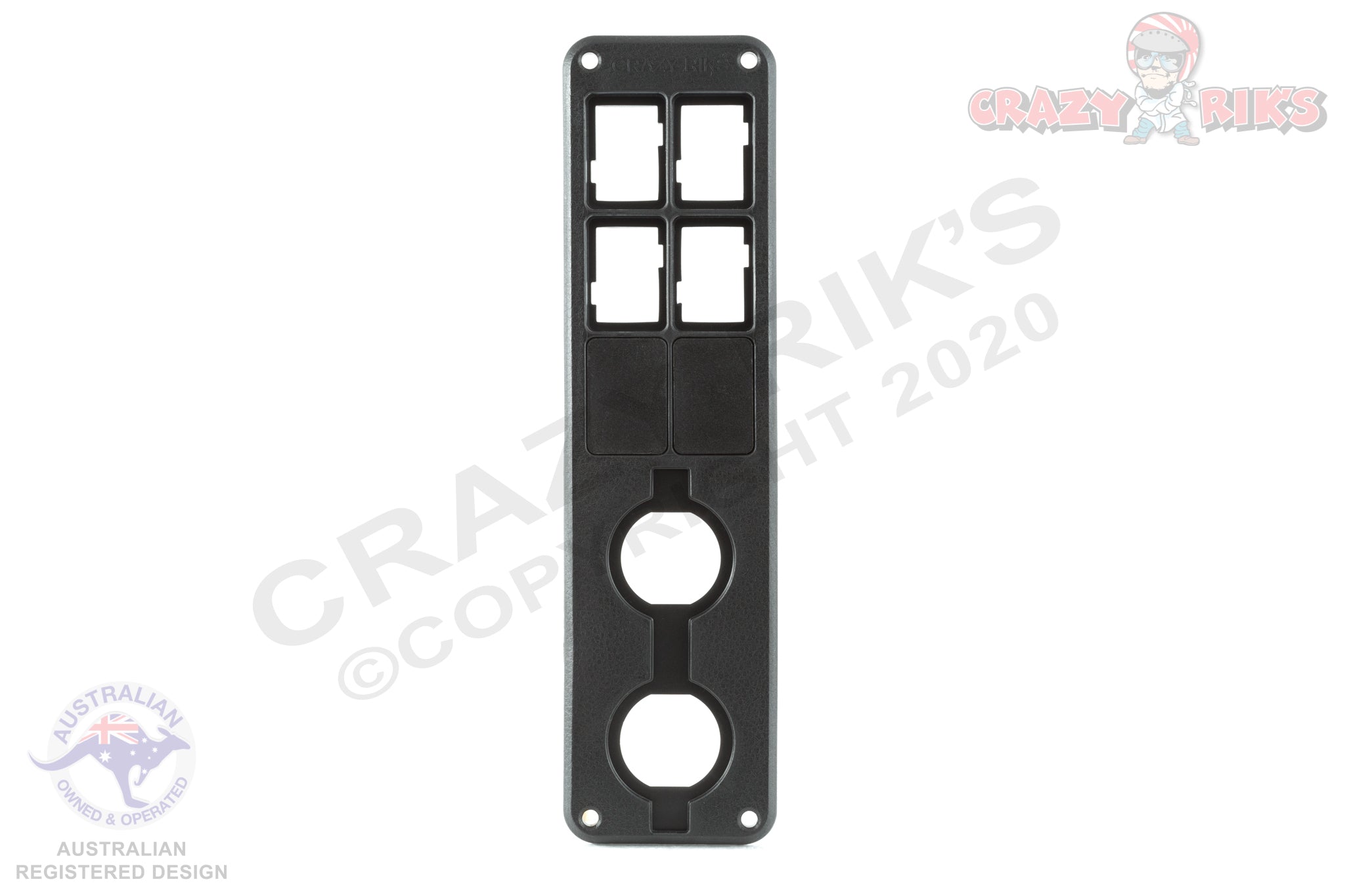 12v Control Panel Canopy 4x4 (Vertical)  - Suit Toyota Switches