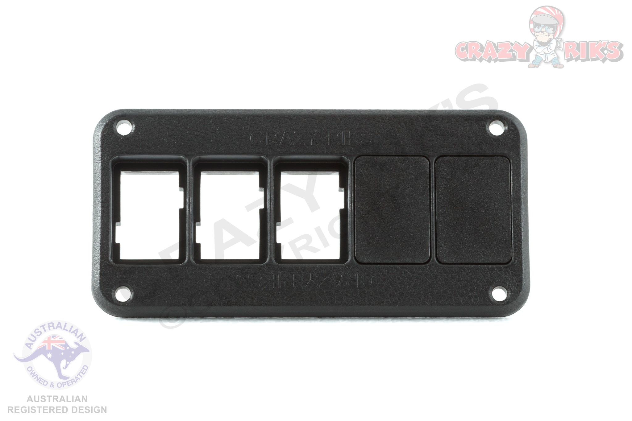 12v Control Panel Canopy 4x4 (Horizontal)  - Suit Toyota Switches